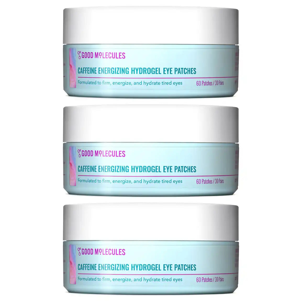 Good Molecules Caffeine Energizing Hydrogel Eye Patches 60ct
