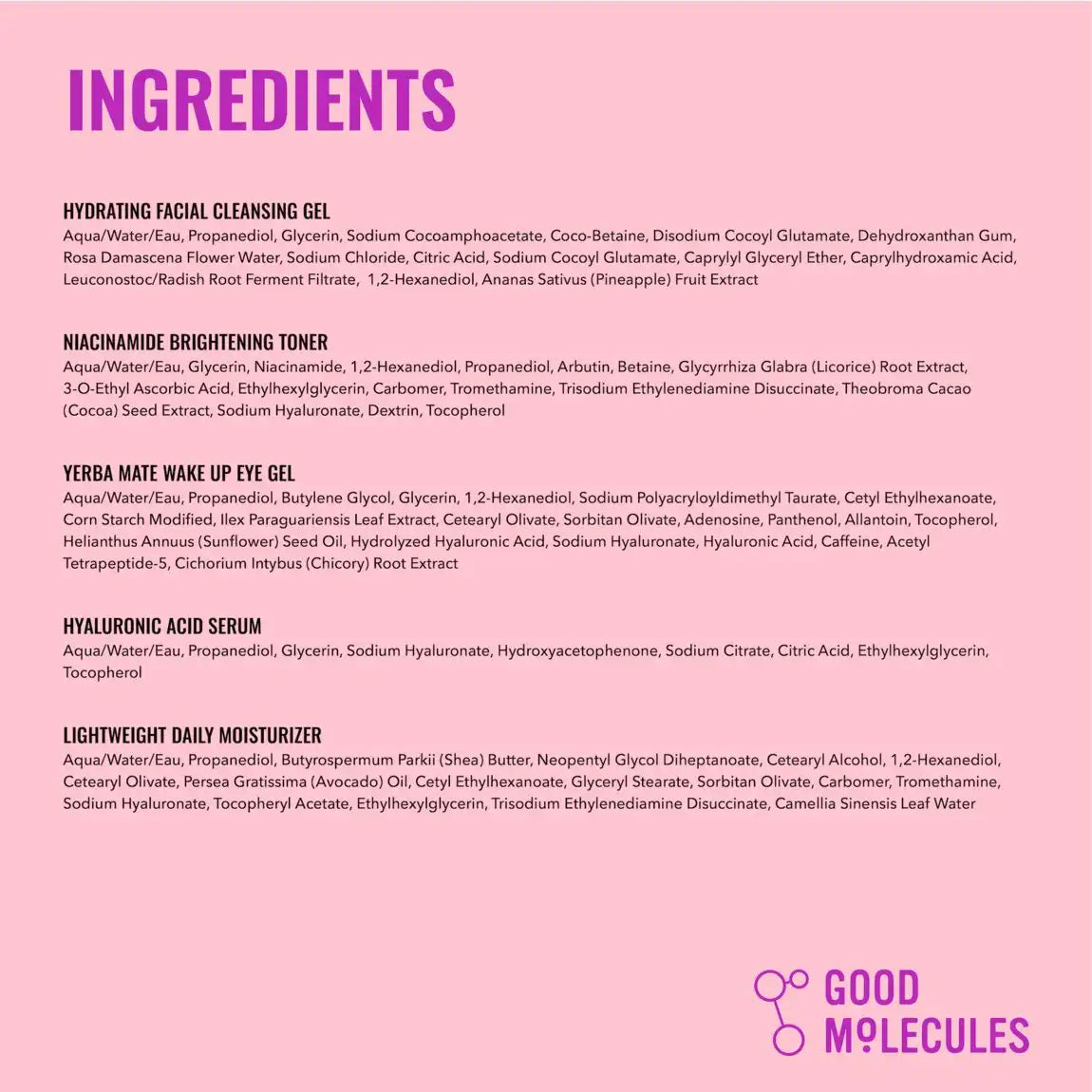 Good Molecules The Daily Essentials