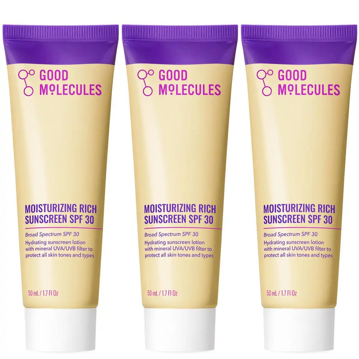 Good Molecules Moisturizing Rich Sunscreen SPF 30 50ml