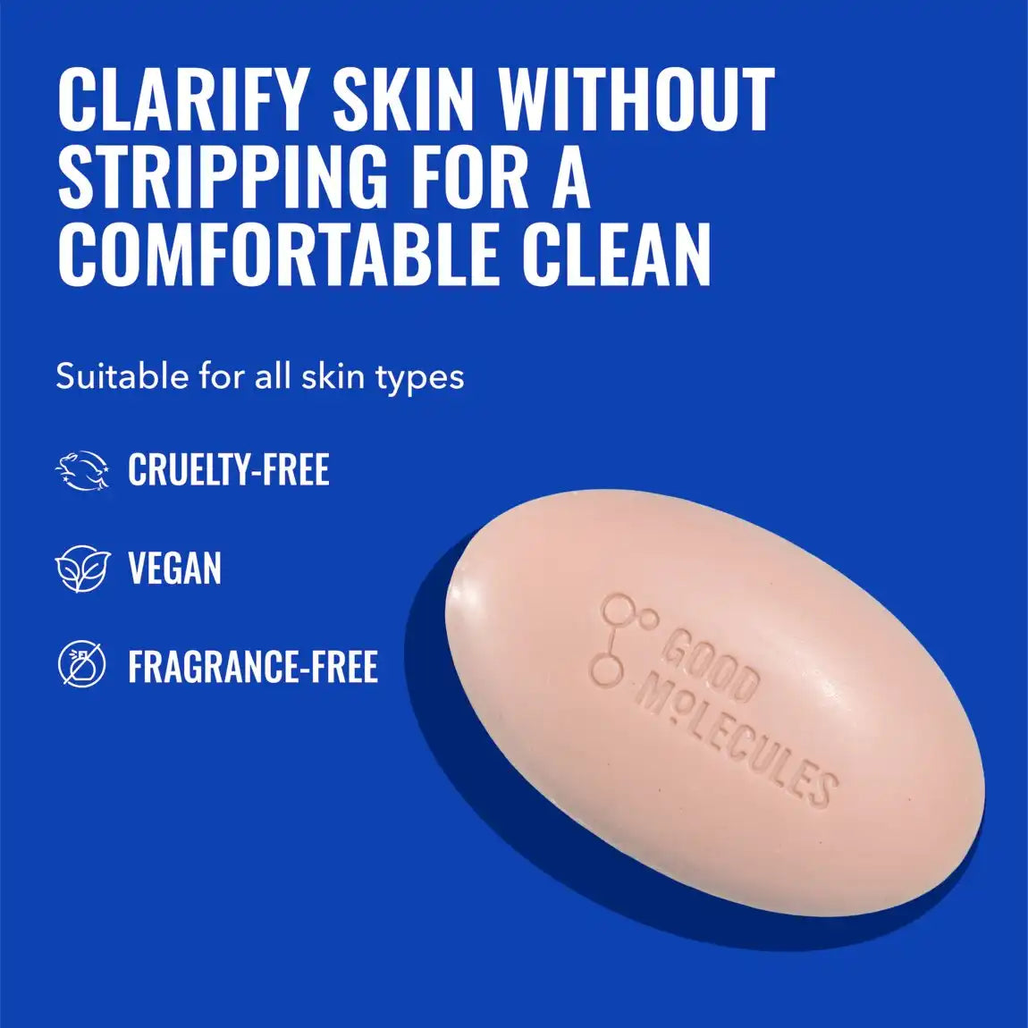 Good Molecules Clarify & Cleanse Bar 1 Bar