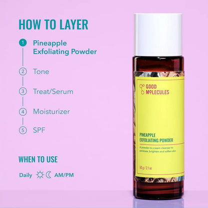 Good Molecules Pineapple Exfoliating Powder 60g