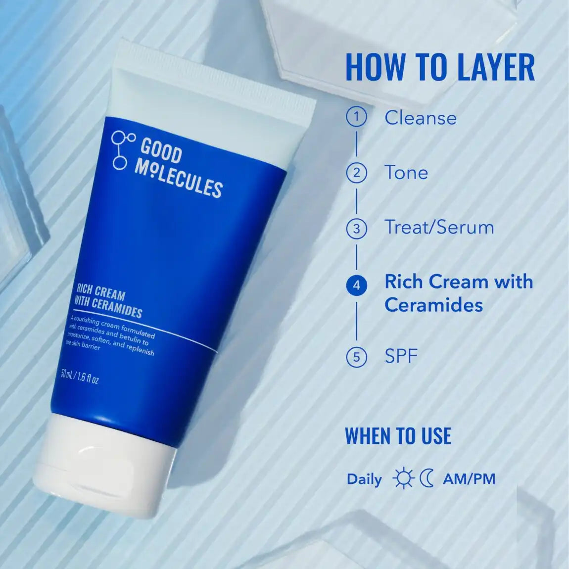 Good Molecules Rich Cream with Ceramides 50ml