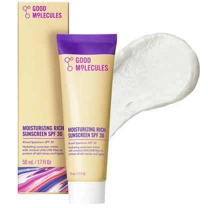 Good Molecules Moisturizing Rich Sunscreen SPF 30 50ml