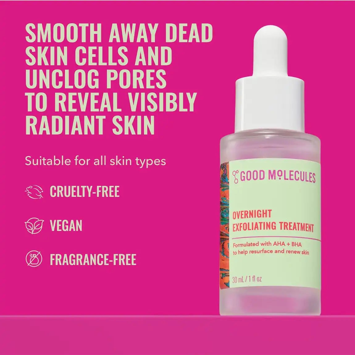 Good Molecules Overnight Exfoliating Treatment 30ml