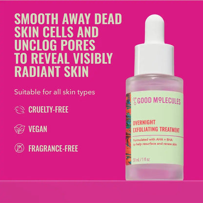 Good Molecules Overnight Exfoliating Treatment 30ml