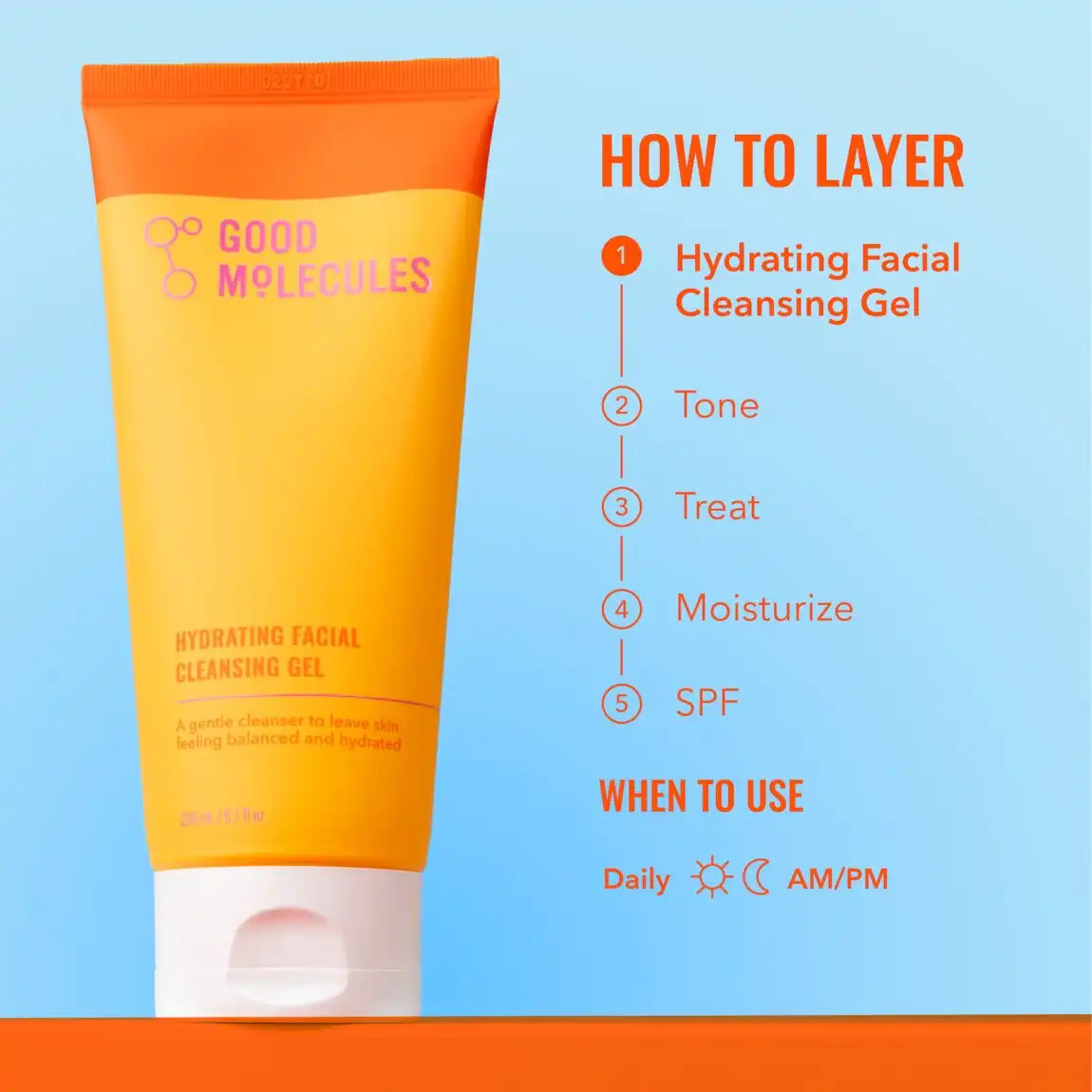 Good Molecules Hydrating Facial Cleansing Gel 200ml