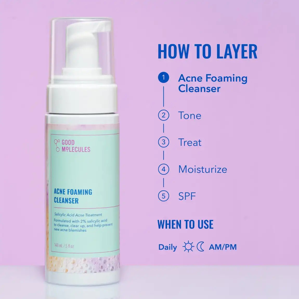 Good Molecules Acne Foaming Cleanser 148ml