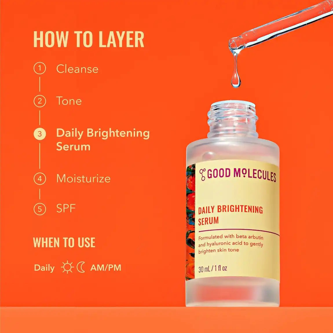 Good Molecules Daily Brightening Serum 30ml