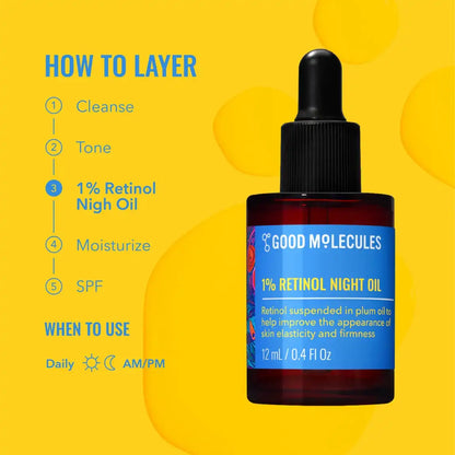 Good Molecules 1% Retinol Night Oil 12ml