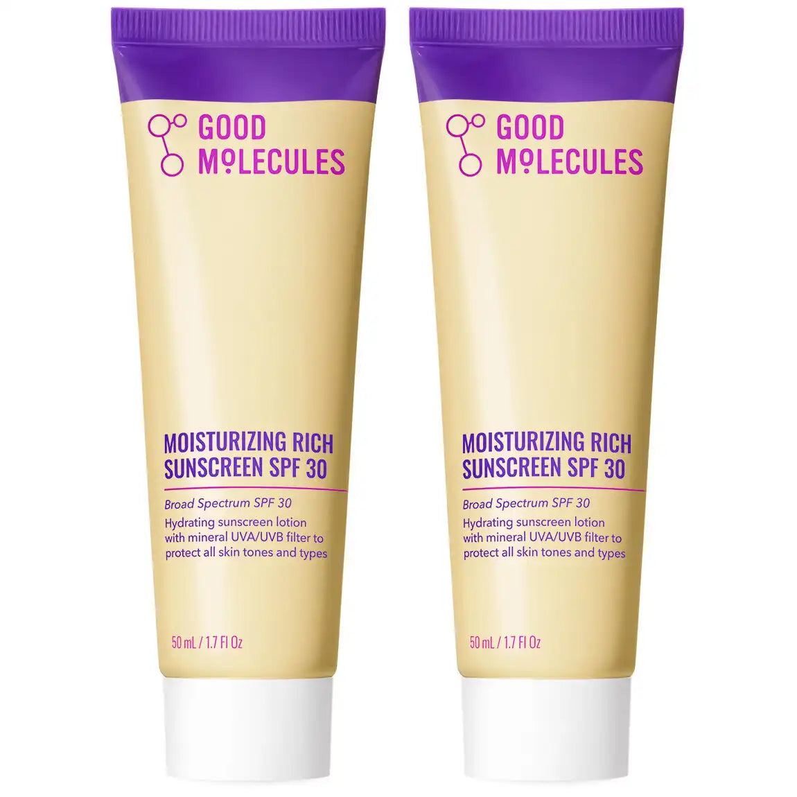 Good Molecules Moisturizing Rich Sunscreen SPF 30 50ml