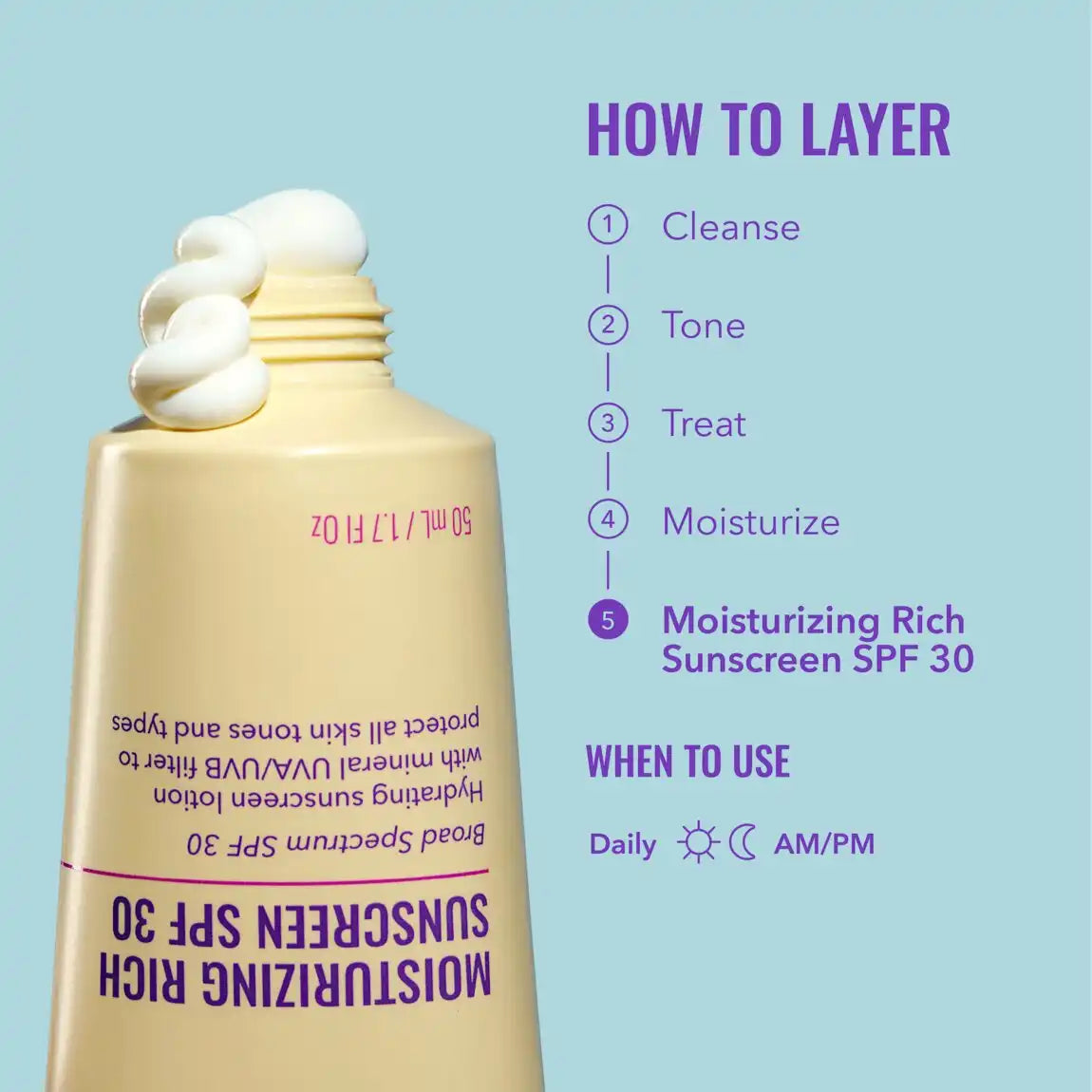 Good Molecules Moisturizing Rich Sunscreen SPF 30 50ml