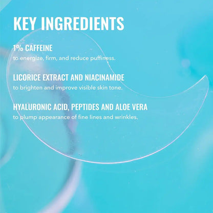 Good Molecules Caffeine Energizing Hydrogel Eye Patches 60ct