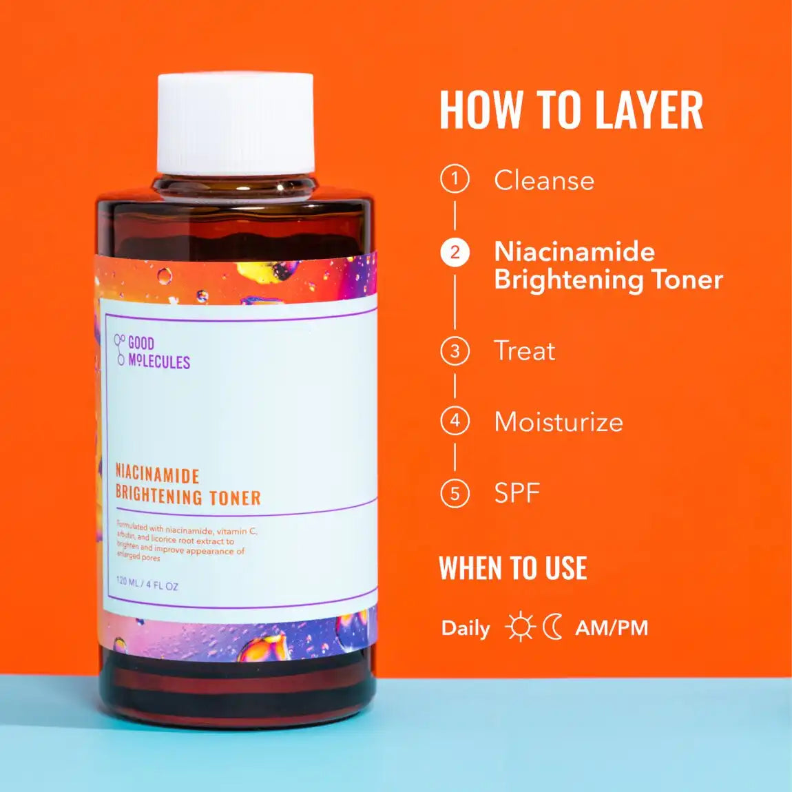 Good Molecules Niacinamide Brightening Toner 120ml