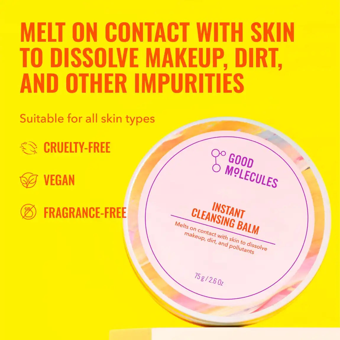 Good Molecules Instant Cleansing Balm 75g