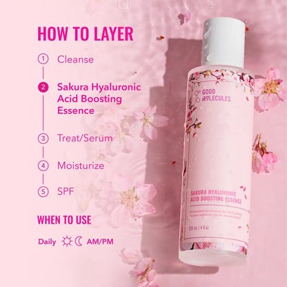 Good Molecules Sakura Hyaluronic Acid Boosting Essence 120ml