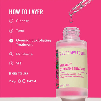 Good Molecules Overnight Exfoliating Treatment 30ml