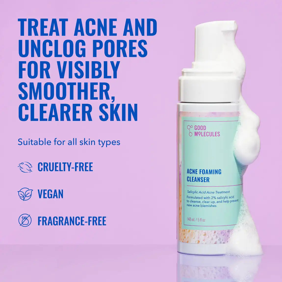 Good Molecules Acne Foaming Cleanser 148ml